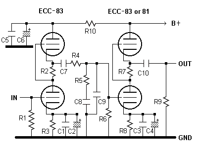 SRPP EQ Amplifier Av H}